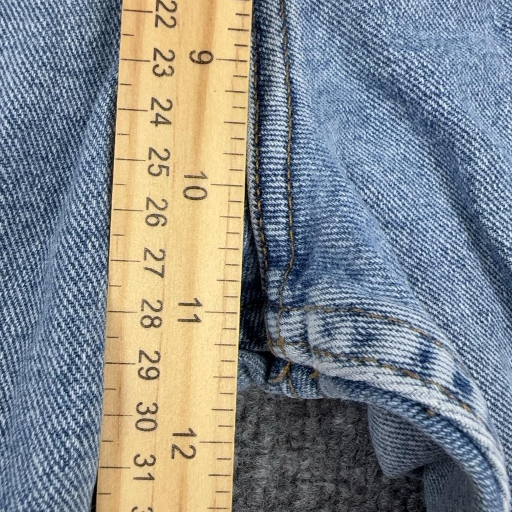 L.e.i. Jeans Womens 18 Light Wash Blue High Rise Relaxed Wide Leg Denim Pants - Picture 4 of 11